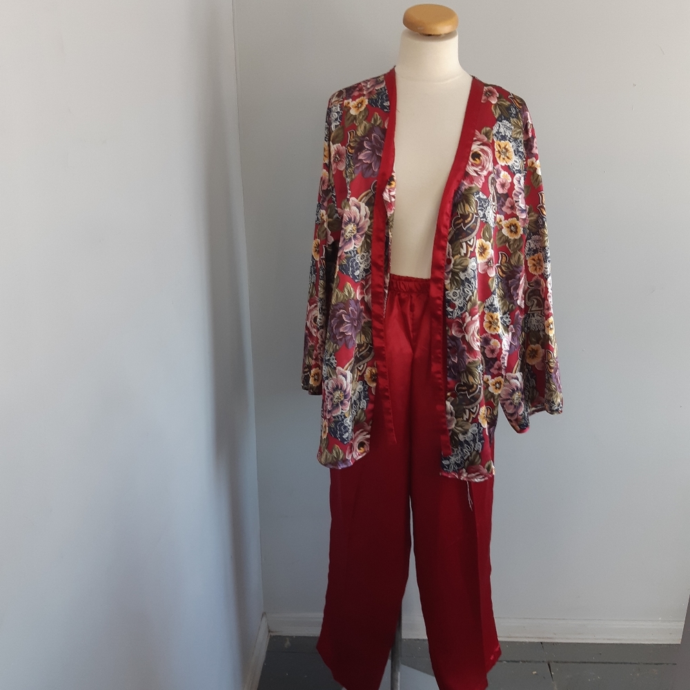 Caroll Reed Collections Women's 2 pieces PJ Loungewear Size L multicolore